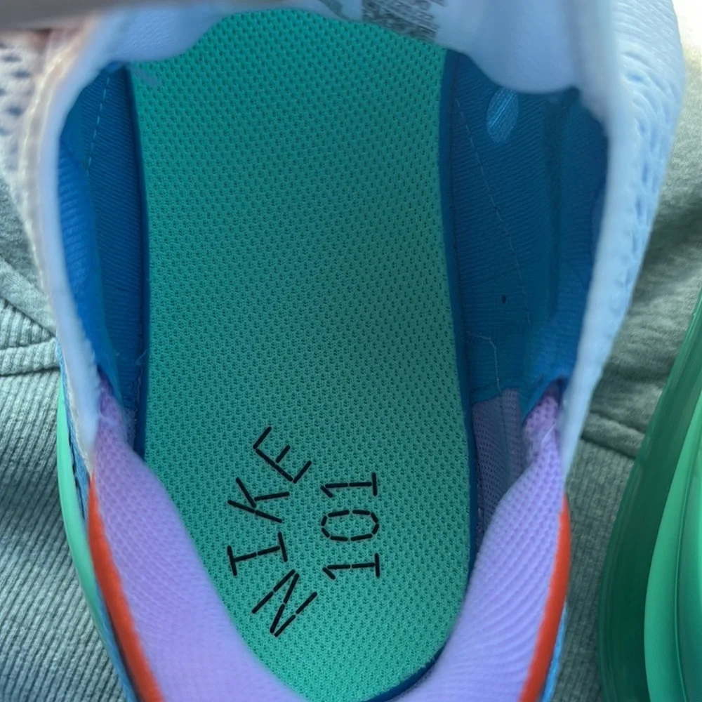 Nike Air Max 270 '101' White Green Safety Orange DX2347-100 NWOT - Picture 8 of 8